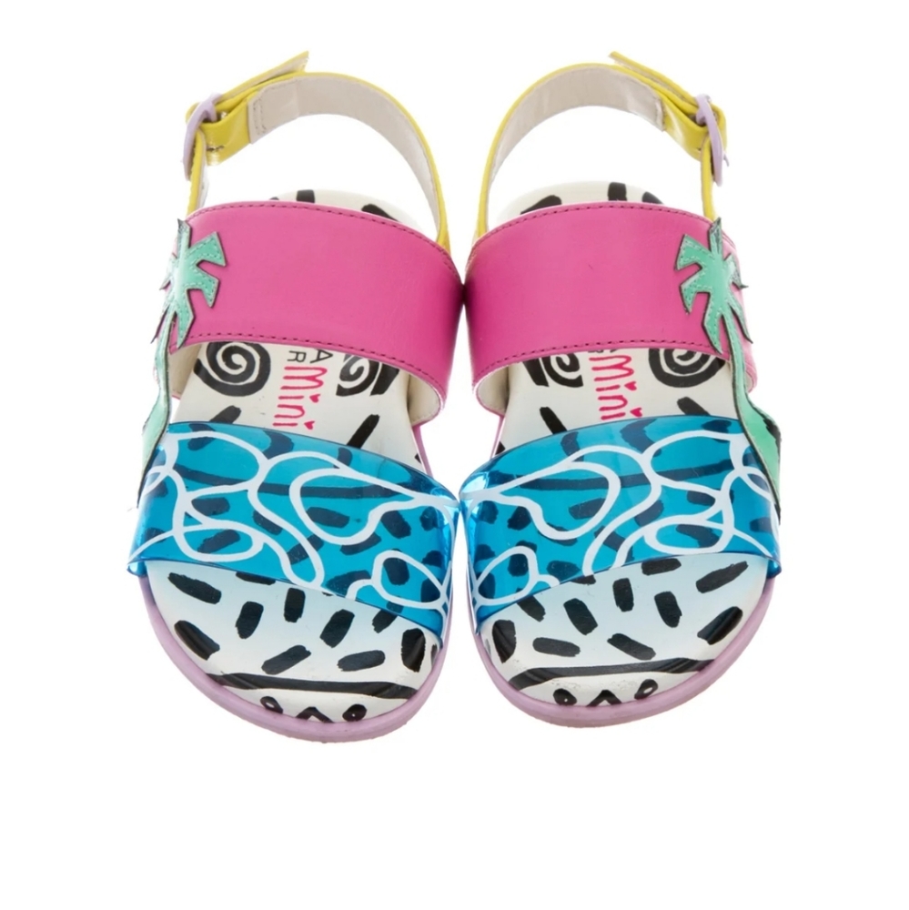 Toddler Sophia Webster multi coloured sandals